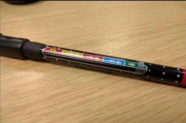 A pen that tells you how many pages of ink it has left.