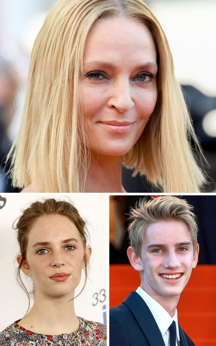 Uma Thurman’s daughter and son