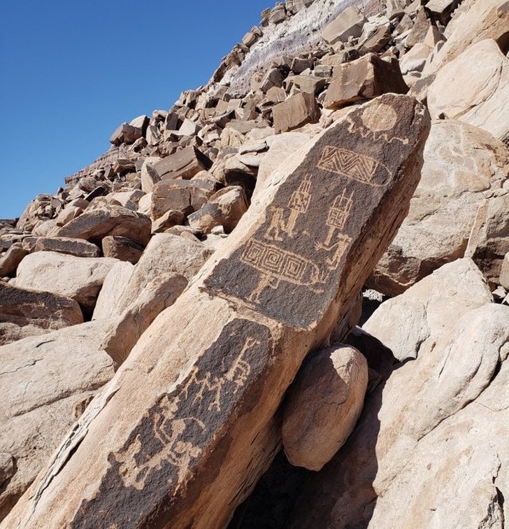 Petroglyphs found while hiking.