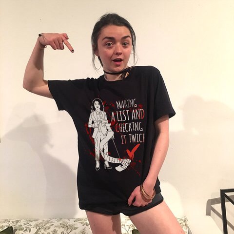 camisetas game of thrones arya - Making A List And Checking It Twice