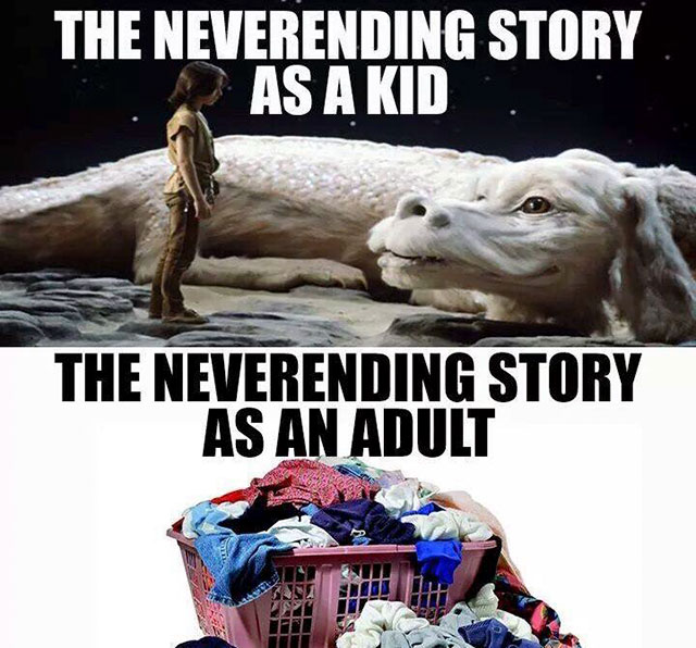 luck dragon from neverending story - The Neverending Story As A Kid The Neverending Story As An Adult
