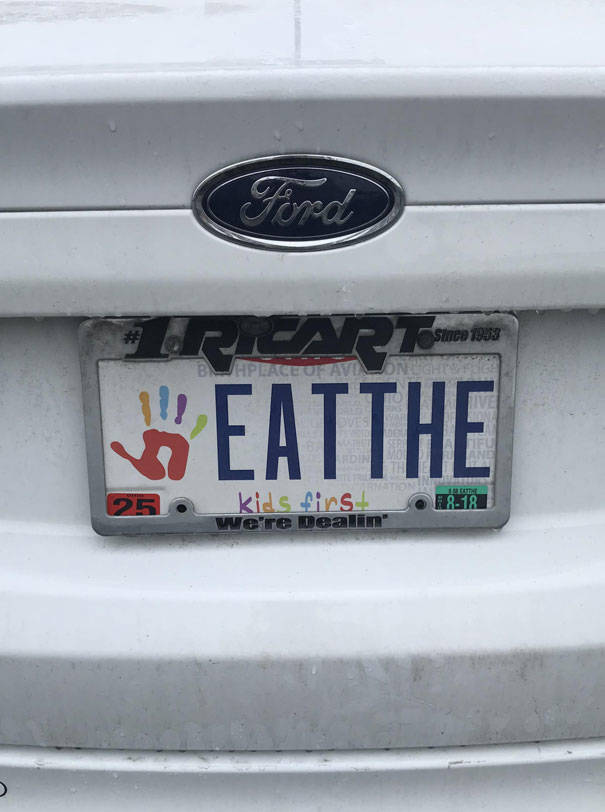 funny license plates - Since Seatthe 25 kids firs we're bea| 1818