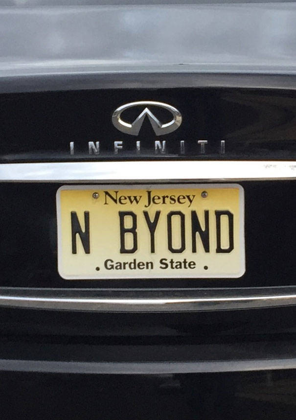 new jersey license plate - New Jersey N Byond . Garden State .