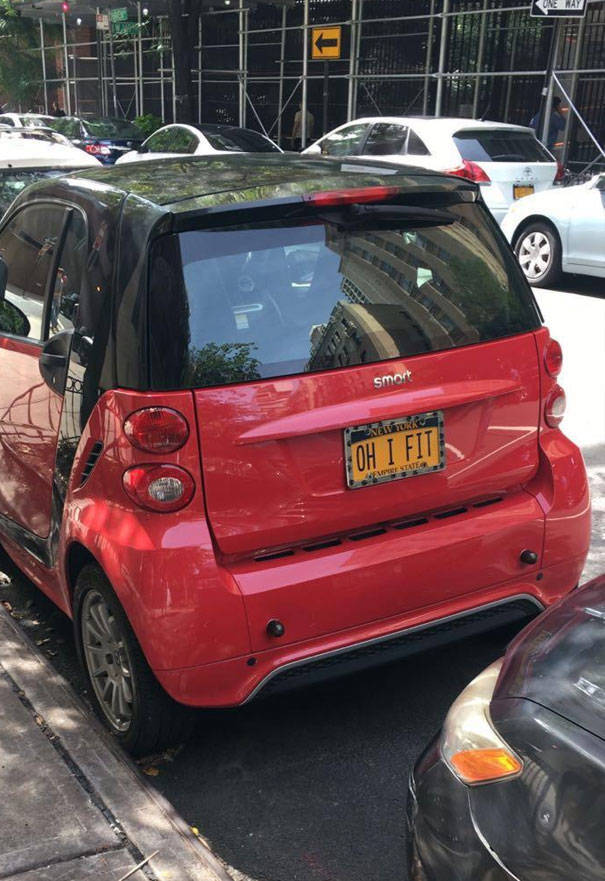 funny license plates - smart
