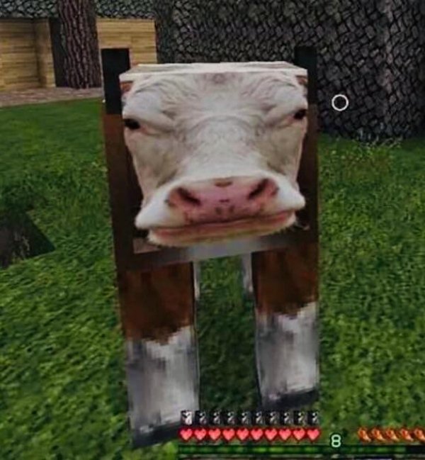 minecraft cow meme - ? ?? ?? ?? ? ??