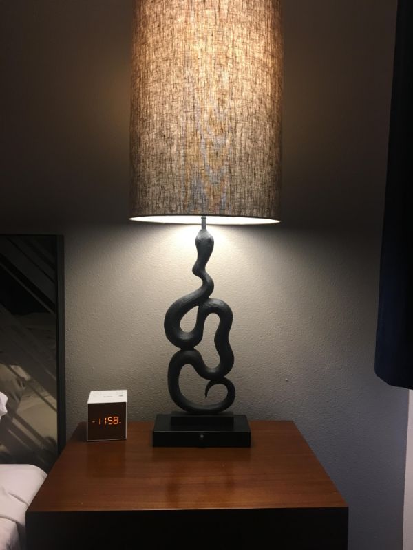 Snake lamp.