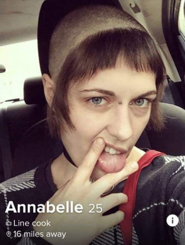 ugliest haircuts - Annabelle 25 Line cook 16 miles away