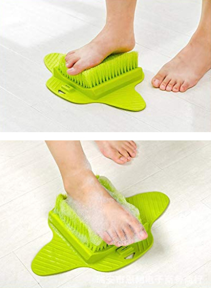 Foot scrubber.