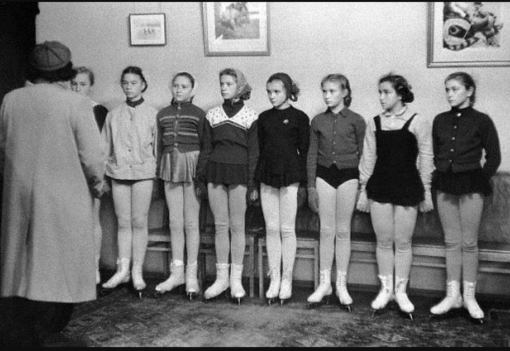 Moscow school of figure skating, 1958.