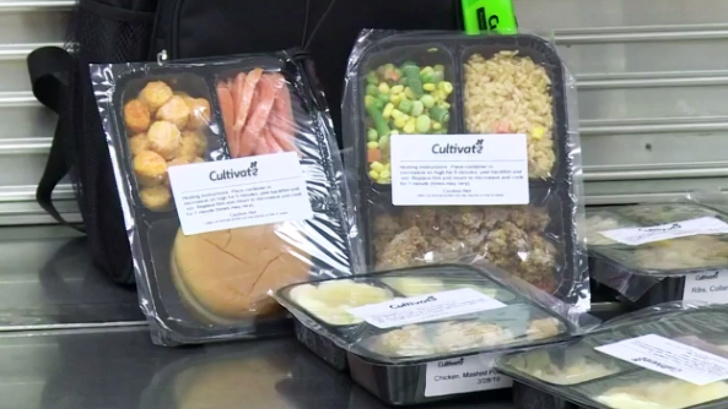 Indiana school turns unused food into take home meals for kids.
