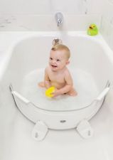 Baby secure tub.