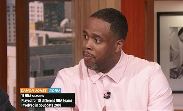 Damon Jones 11 Nba seasons Played for 10 different Nba teams Involved in Soupgate 2018