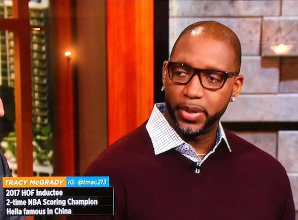 glasses - Tracy Mcgrady Ig 2017 Hof Inductee 2time Nba Scoring Champion Hella famous In China