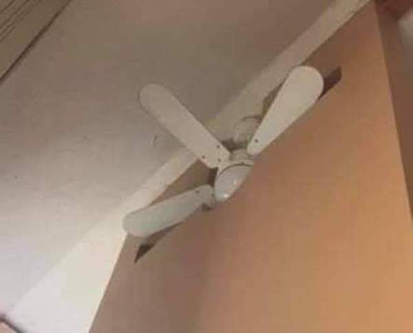 wtf pics - ceiling fan