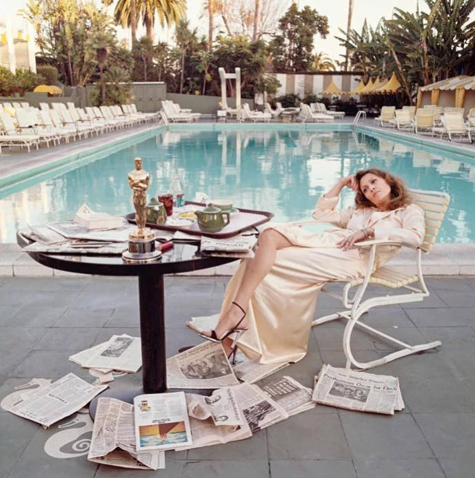 Faye Dunaway, Beverly Hills Hotel, CA, 1977