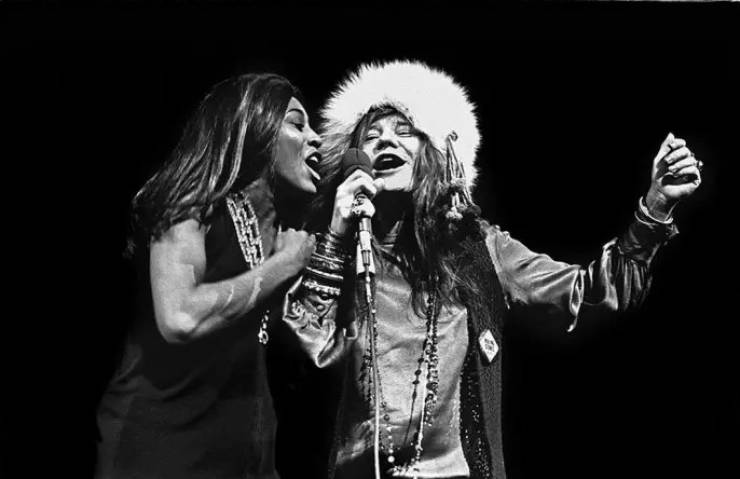 Janis Joplin And Tina Turner At Madison Square Garden, November 27, 1969