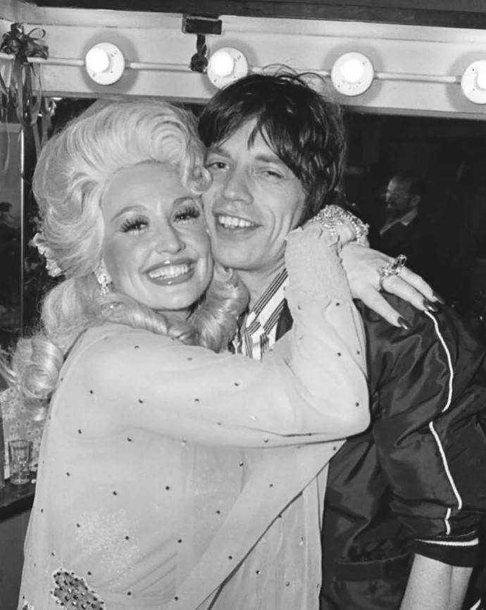 Dolly Parton And Mick Jagger, Bottom Line Concert, May, 1977