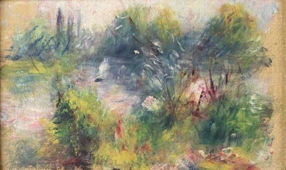 paysage bords de seine renoir