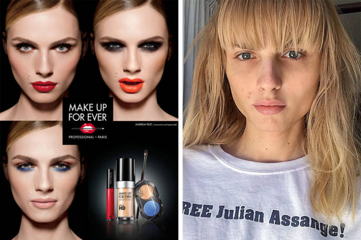 Andreja Pejic — Make Up For Ever