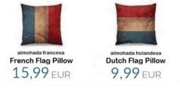 france vs dutch pillow