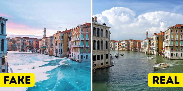 Venice never froze over.