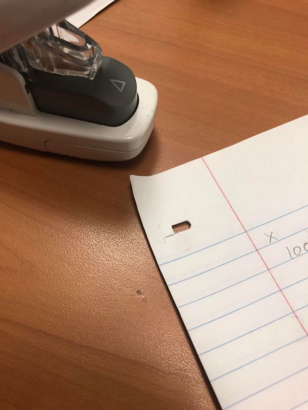 A stapler that doesn't use staples.