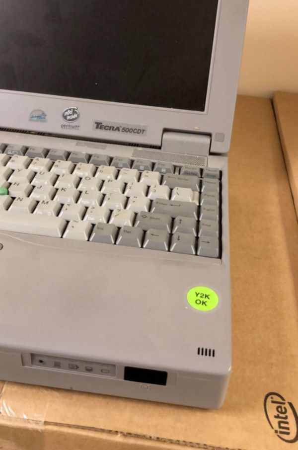 This laptop was Y2K cleared.