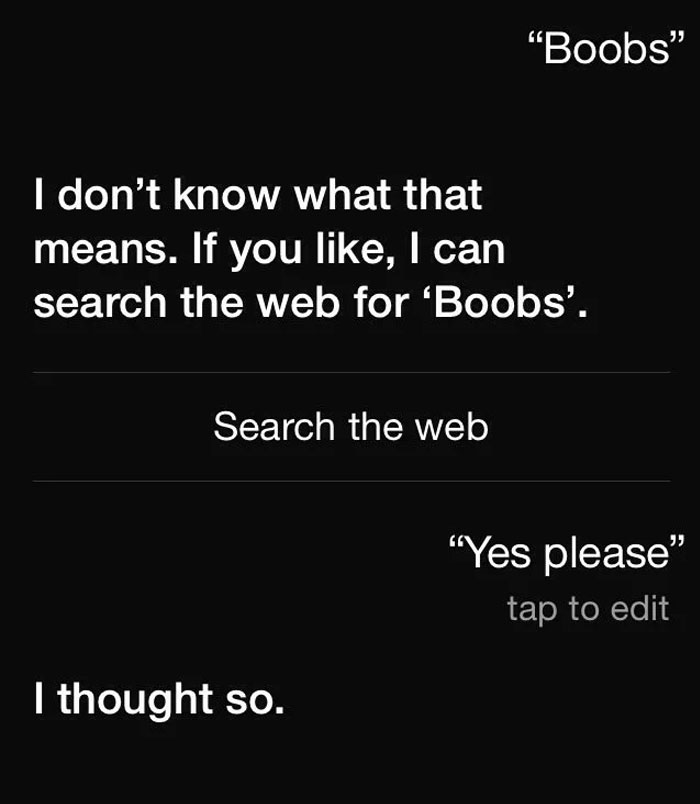 30 Cheeky Answers Given By Siri