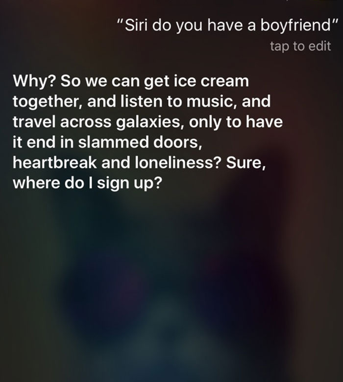 30 Cheeky Answers Given By Siri