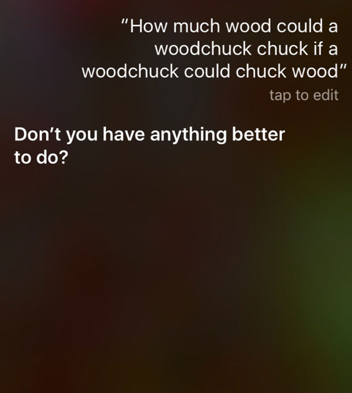 30 Cheeky Answers Given By Siri