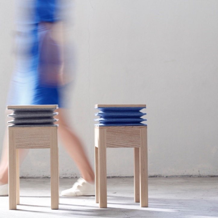 Chairs which produce musical notes when sat on.