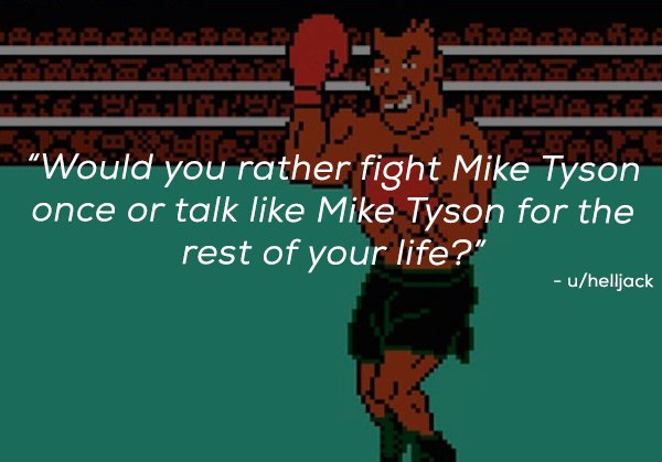 24 Games of "would you rather" that will make you sweat.