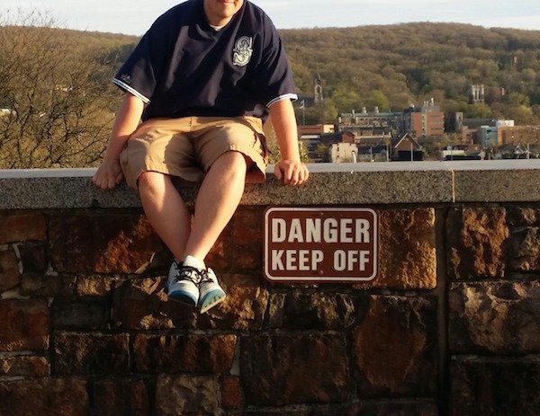 sitting - Danger Keep Off