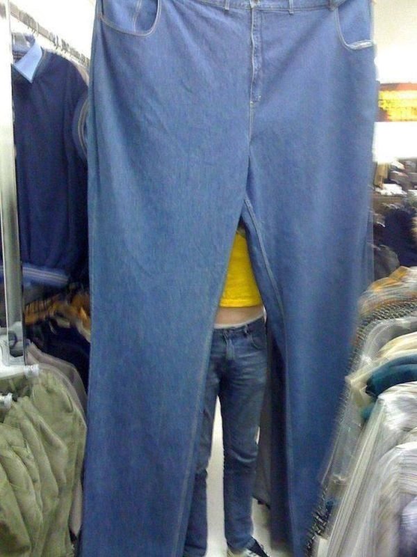 giant object - jeans
