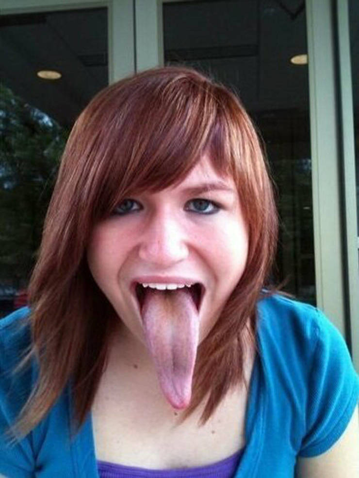 crazy tongue long tongue