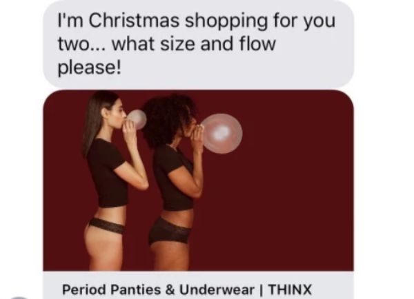 shoulder - I'm Christmas shopping for you two... what size and flow please! Period Panties & Underwear | Thinx
