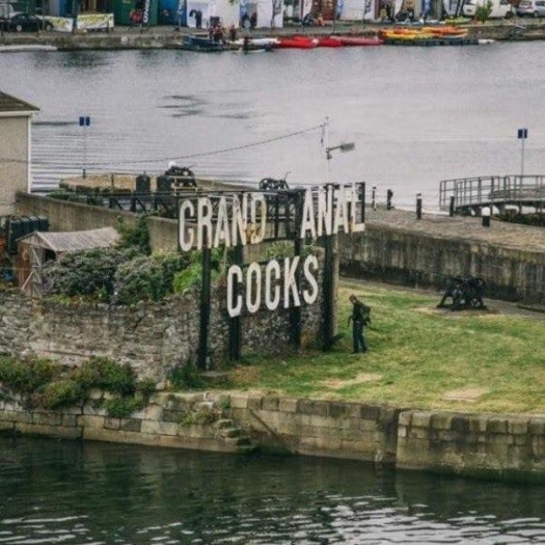 grand canal dock sign - E Cocks