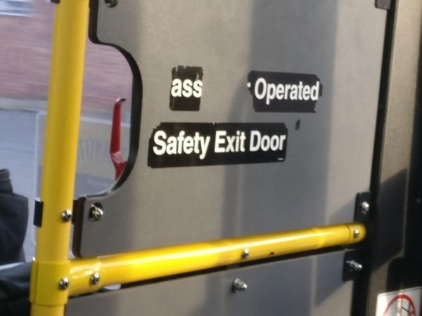 hardware - ass Operated Safety Exit Door