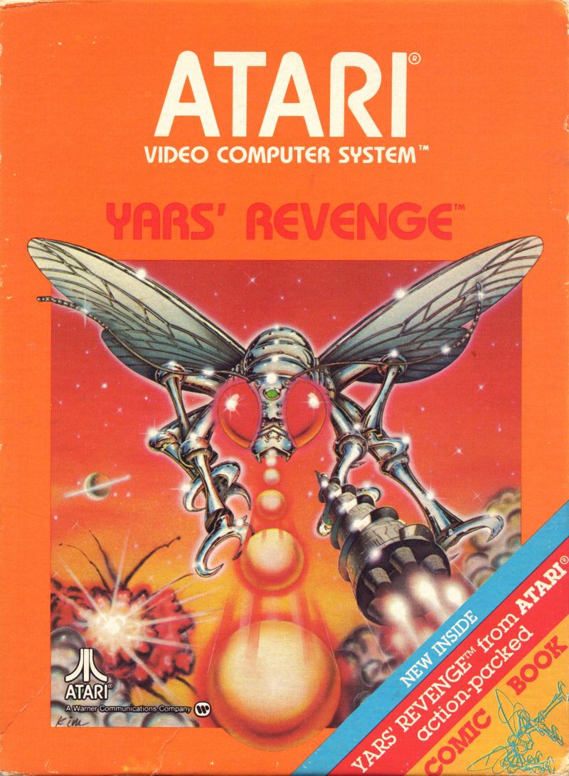 funny pics and memes - yars' revenge - Atari Video Computer System Yars' Revenge New Inside Atari A Warner Communications Company W Etc A Book actionpacked Yars' Revengem from Atario Comic
