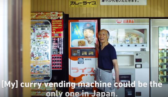 A man from Japan makes homemade meals for this vending machine.