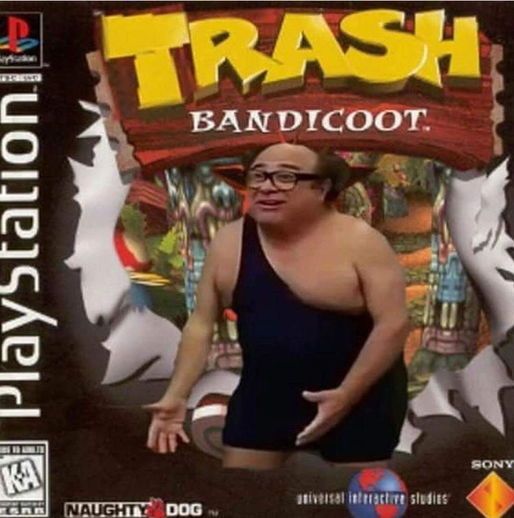 pics and memes - crash bandicoot ntsc u - Bandicoot. 5 PlayStation Sony Un salita sludits Un Naughty Dog