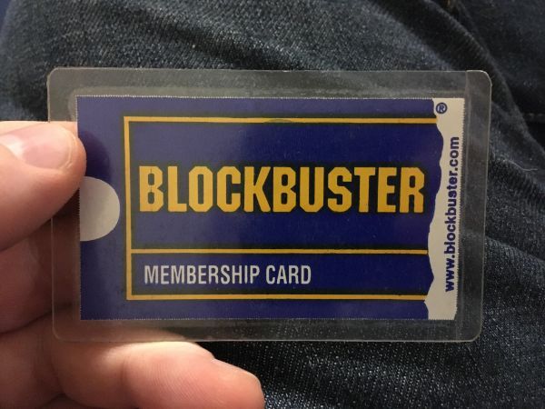 blockbuster video - Membership Card Blockbuster