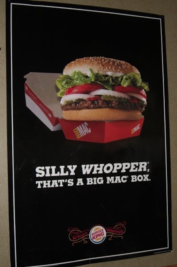 silly whopper - Silly Whopper, That'S A Big Mac Box. Burger Iking