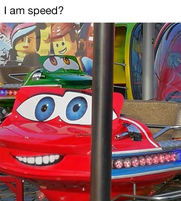 amusement ride - Tam speed?