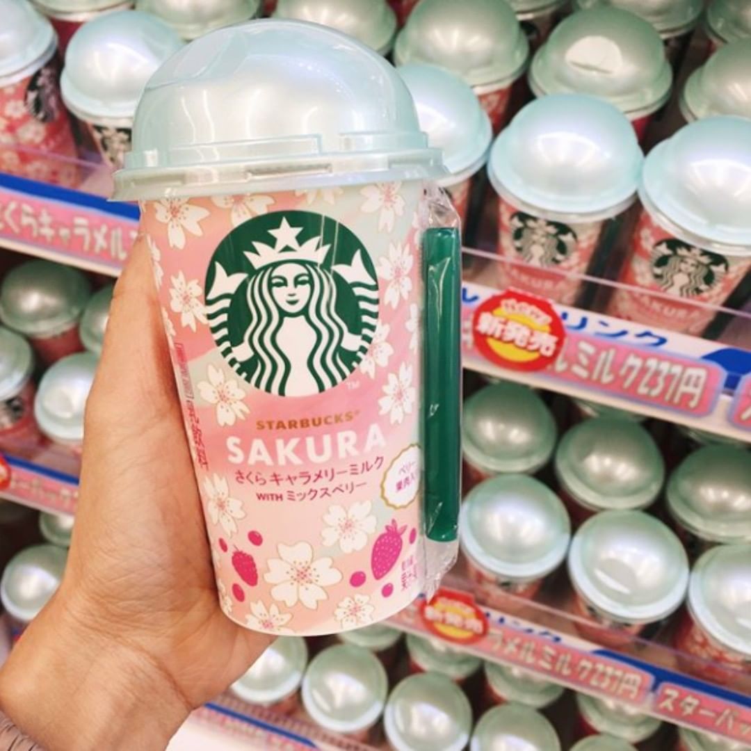 Starbucks sells cherry blossom flavor.