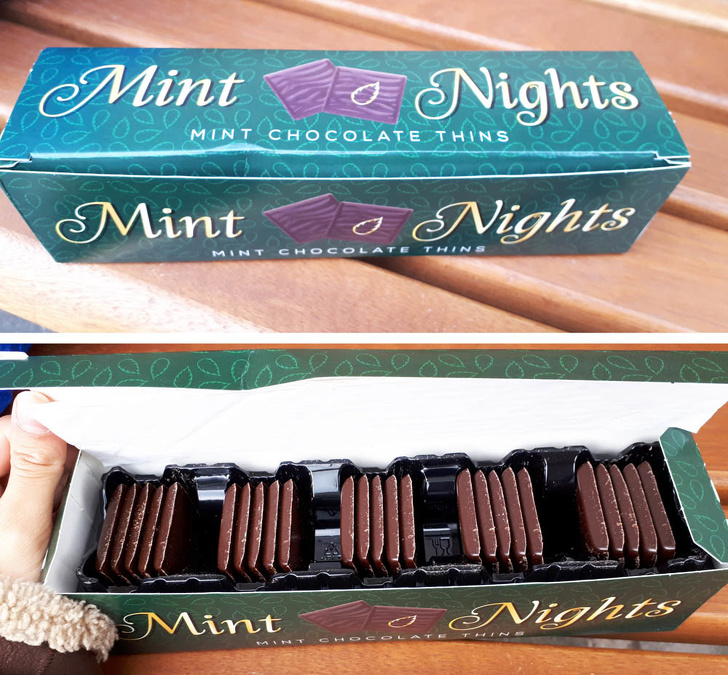 chocolate bar - Mint a Nights Mint Chocolate Thins Mint o Nights Wocolate Thins Mfmt Lite Mint Tights