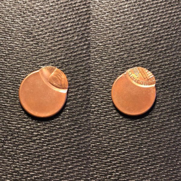 Misprinted penny.