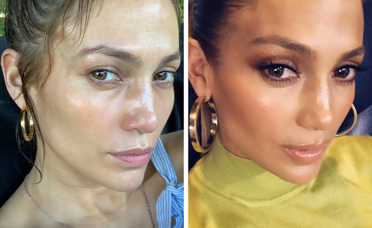 celebrities 2019 no makeup