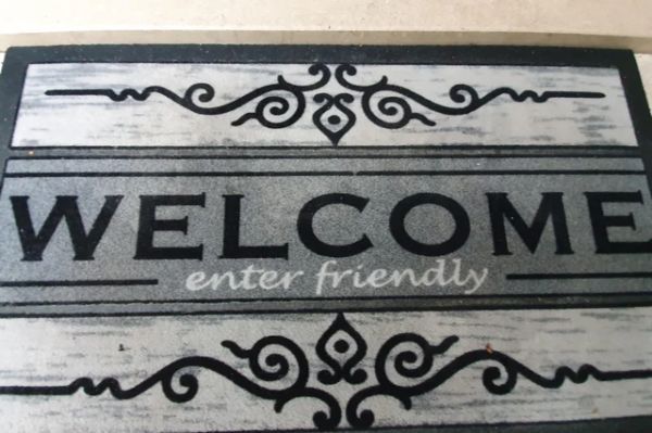 Welcome enter friendly