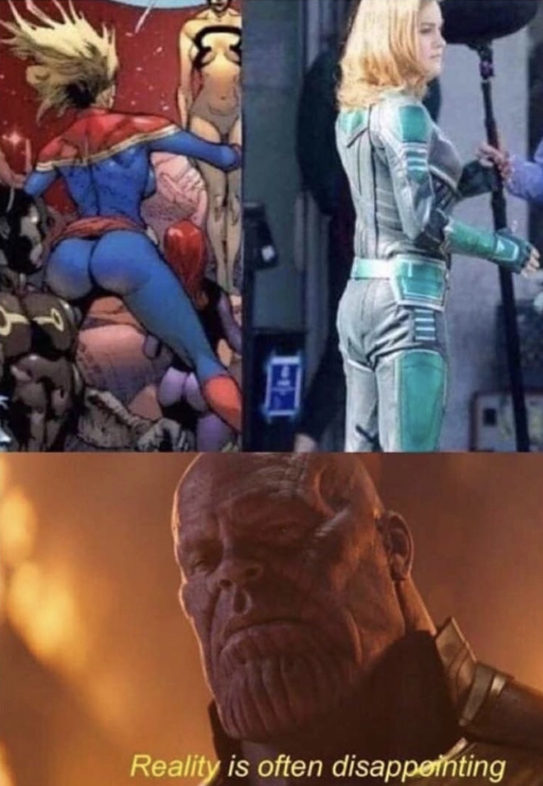 captain marvel reality is often disappointing - Reality is often disappointing